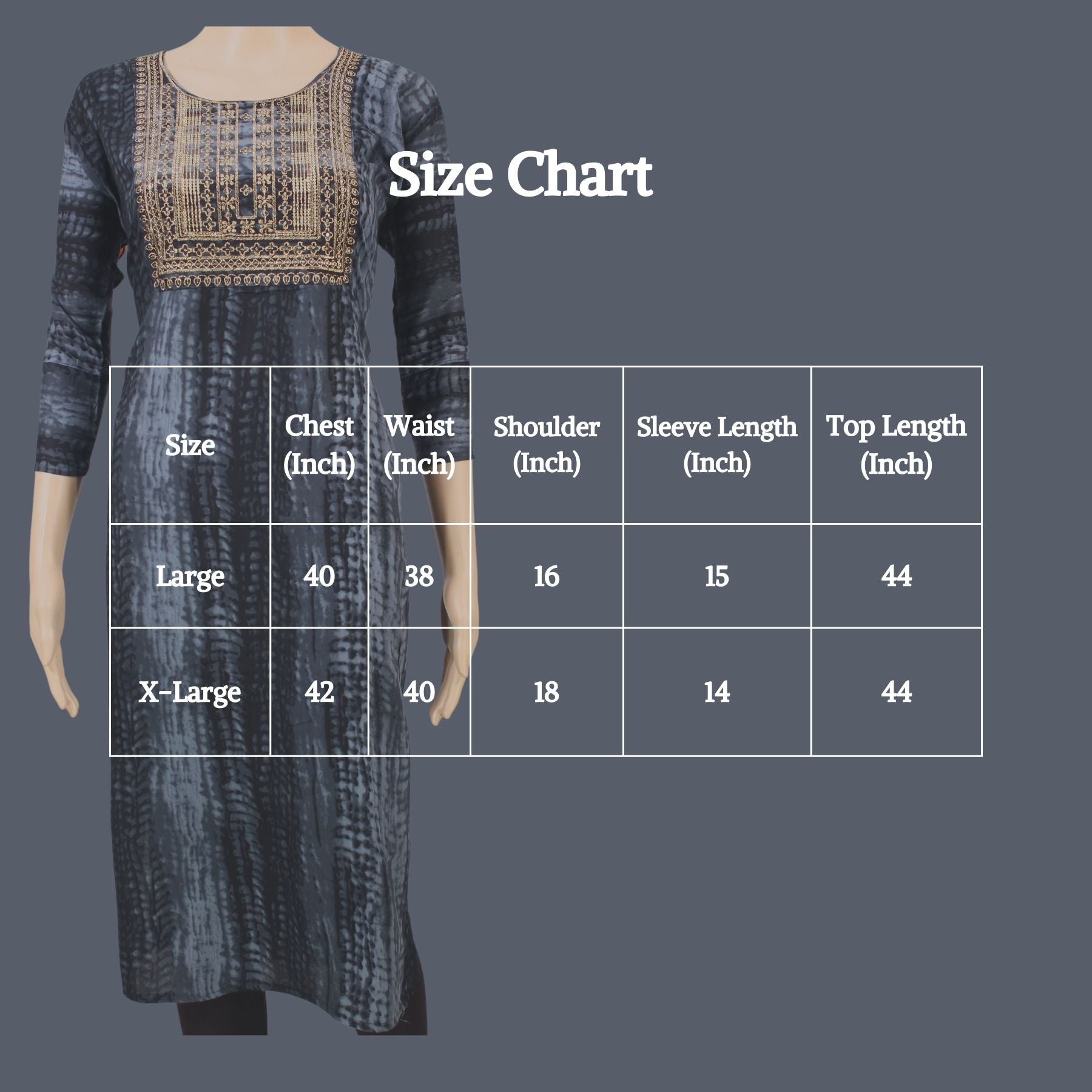 Graceful Rayon Kurti with Handcrafted Sequin and Zari Embroidery KURTI JCS Fashions