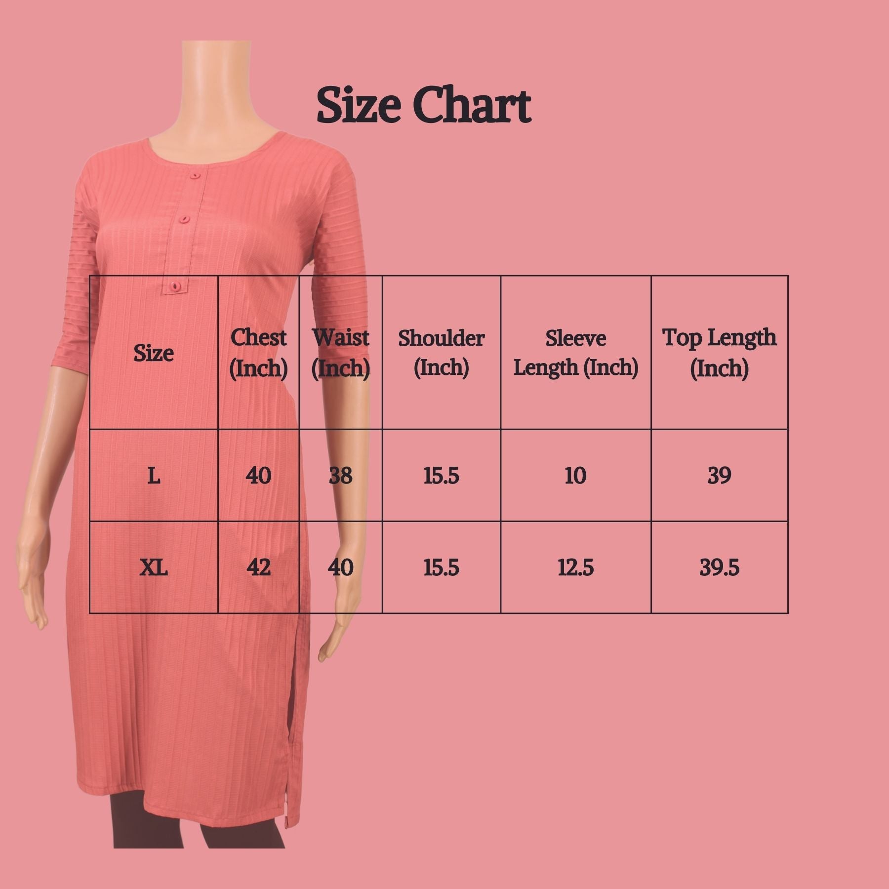 Lightweight Popcorn Fabric Kurti by JCSFashions - Breathable & Versatile KURTI JCS Fashions