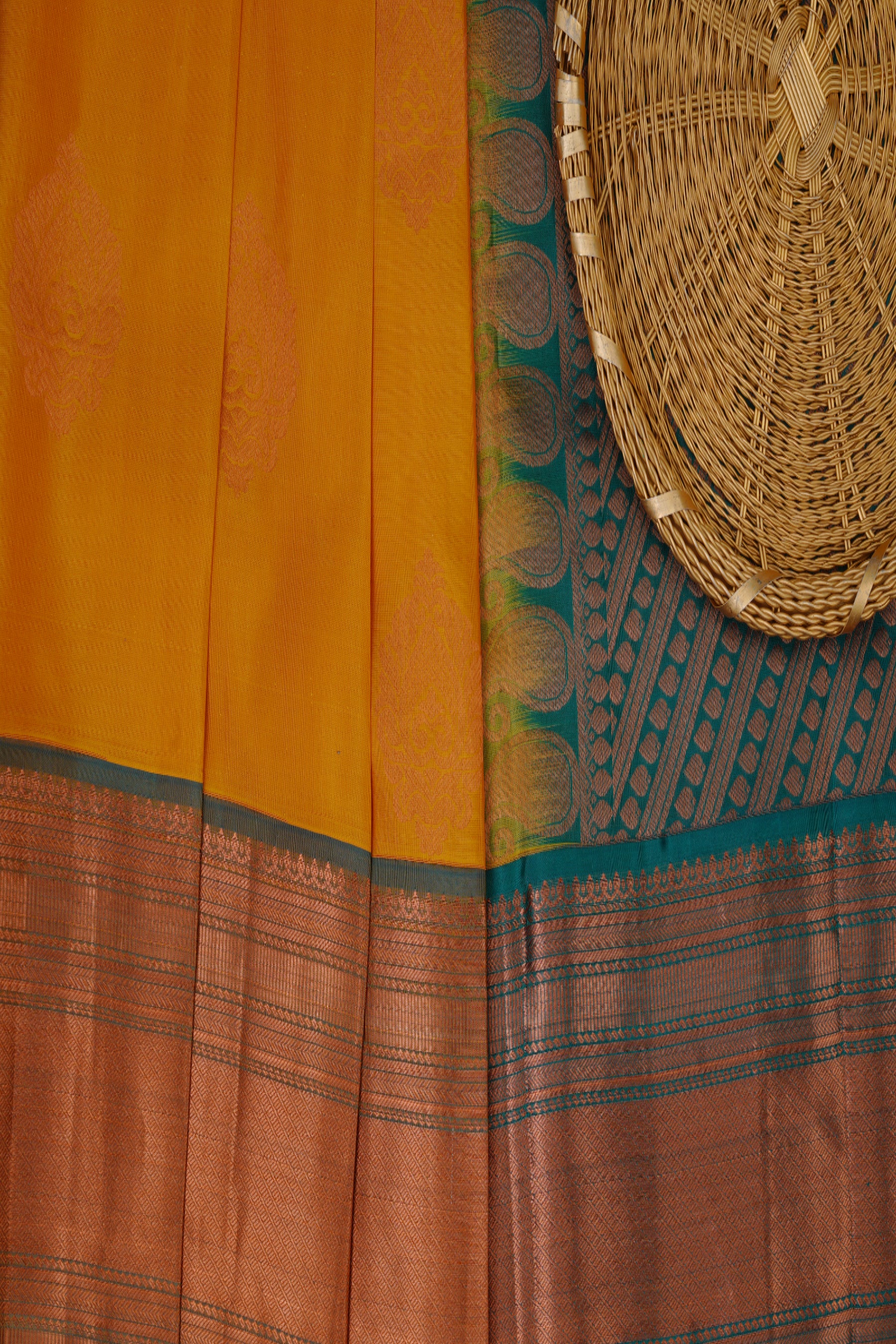 Handloom Double Warp Pure Silk Saree & Tailored Blouse Saree JCS Fashions