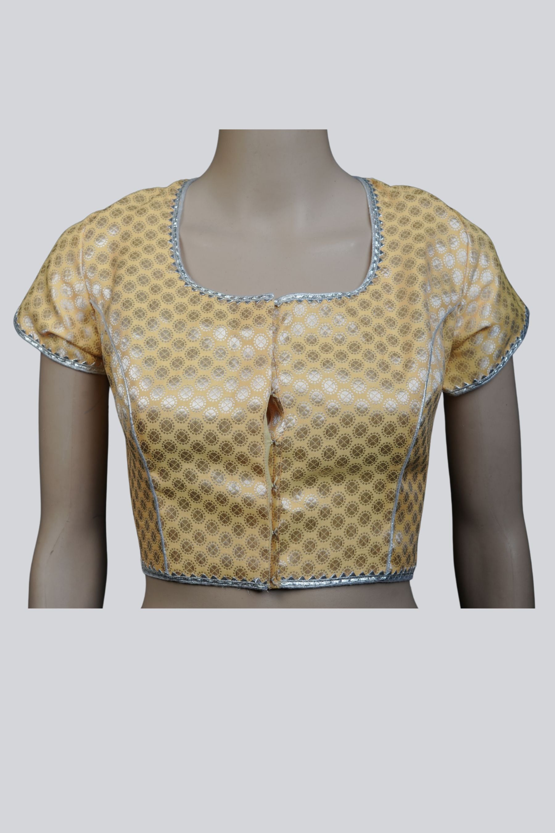 Banarasi Opulence: Exquisite Brocade Blouse – Timeless Elegance Blouse JCS Fashions