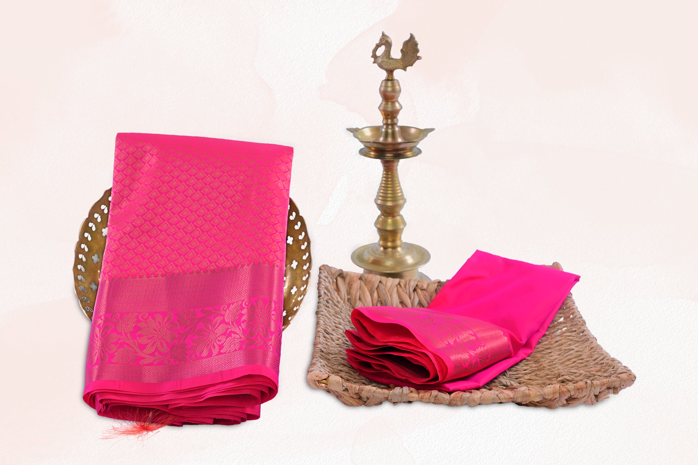 Golden Zari Kanchipuram Silk Saree - Traditional Elegance by JCSFashions