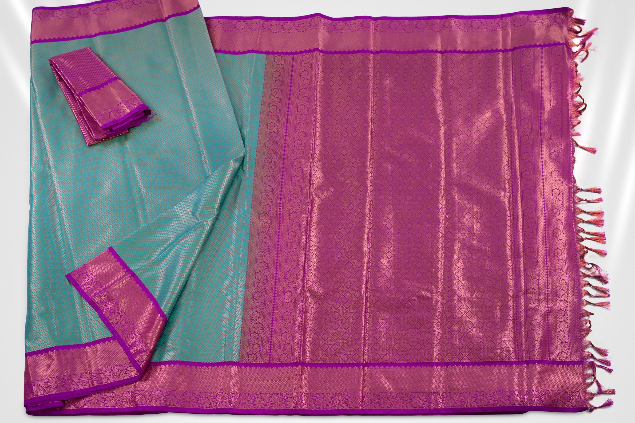 Regal Kanchipuram Pure Silk Saree with Gold Zari Weave - JCSFashions Saree JCS Fashions