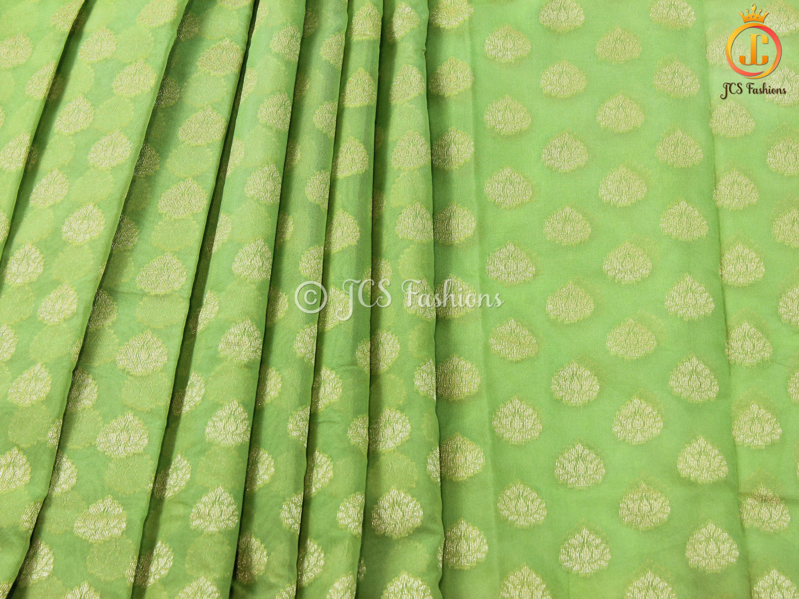 Banarasi Silk Saree and Stitched Blouse SAREE JCS Fashions