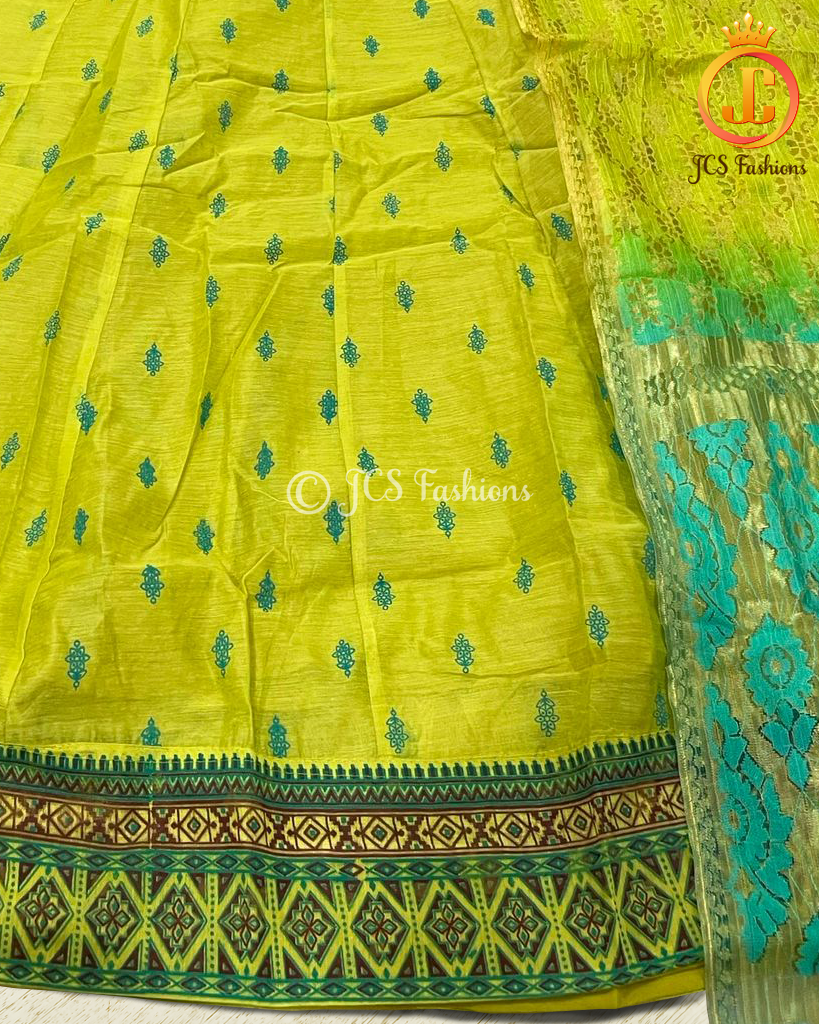 Premium Chanderi Long Gown with Beautiful Work