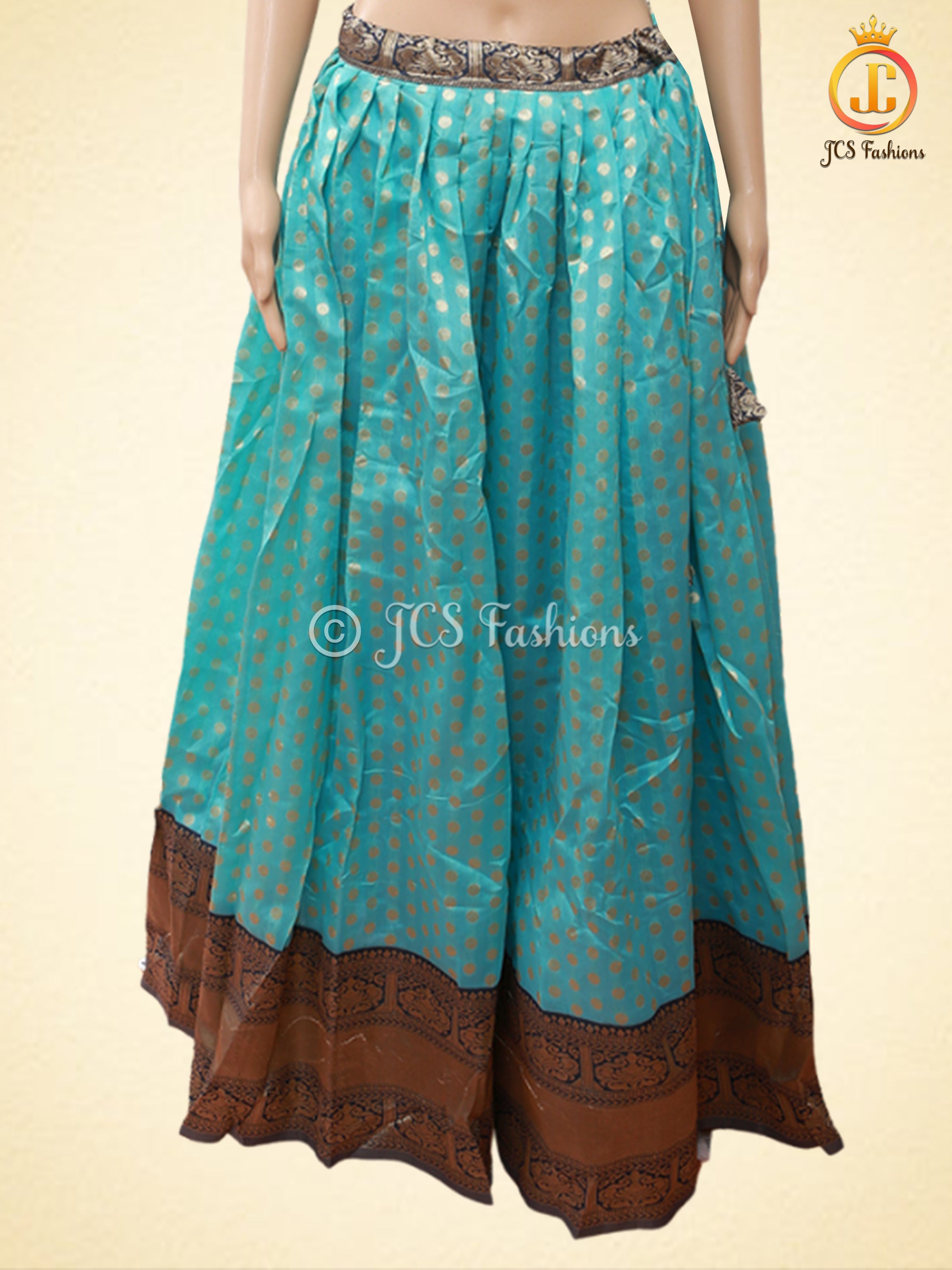 Soft Silk Thread Weaving Lehenga With Contrast Weaving Border LEHENGA JCS Fashions