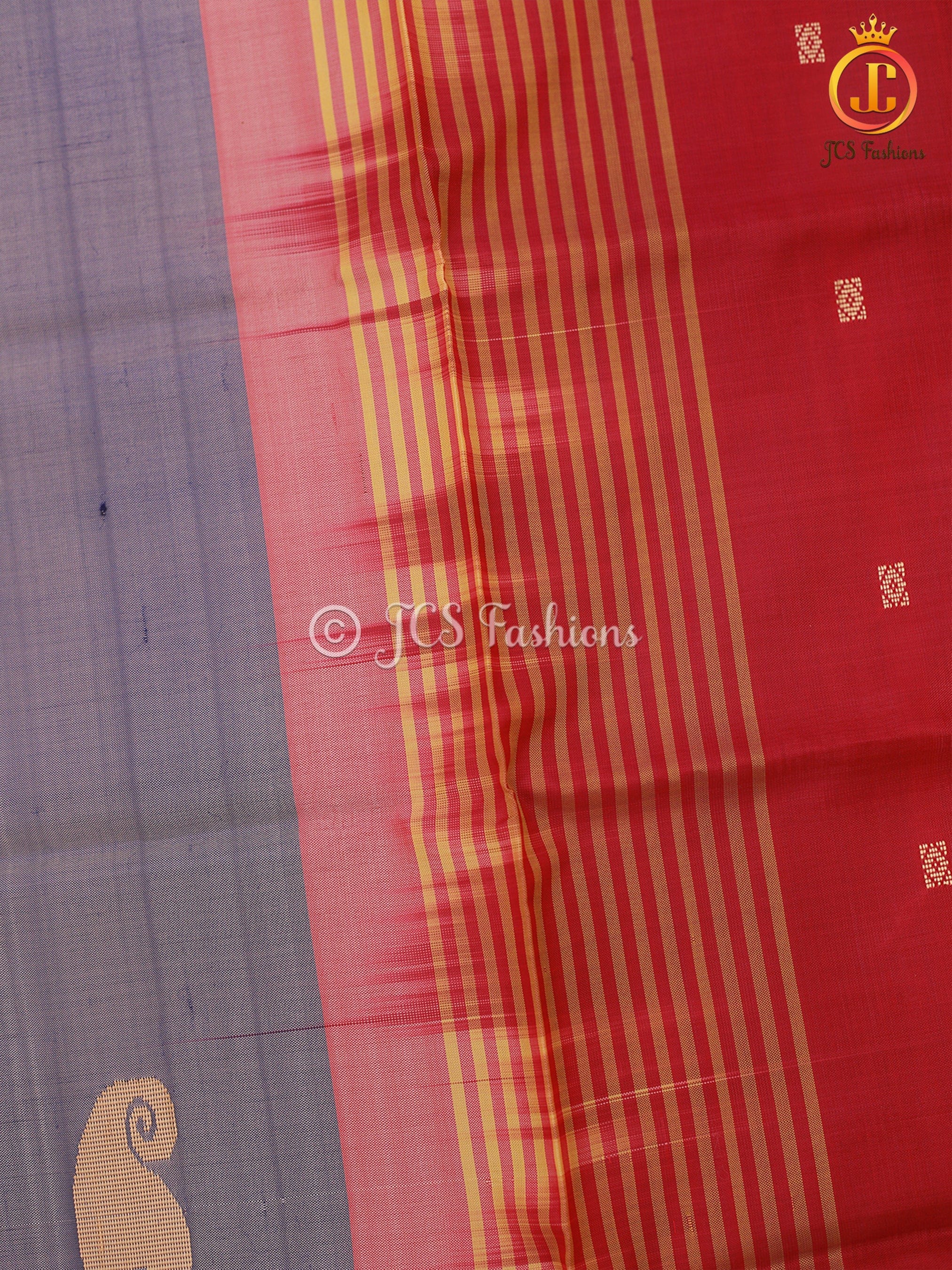 Hand Woven Vibrant And Mild Colour VAALAI Pattu Sarees