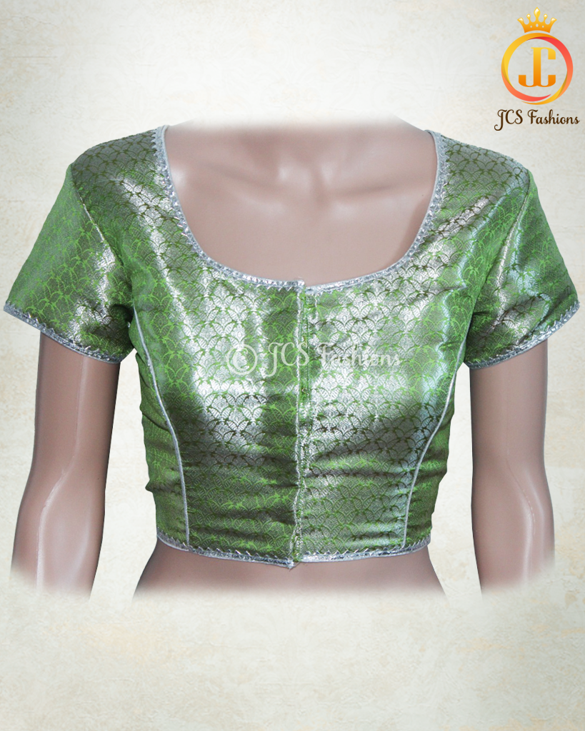 Readymade Banarasi Brocade Saree Blouse Blouse JCS Fashions