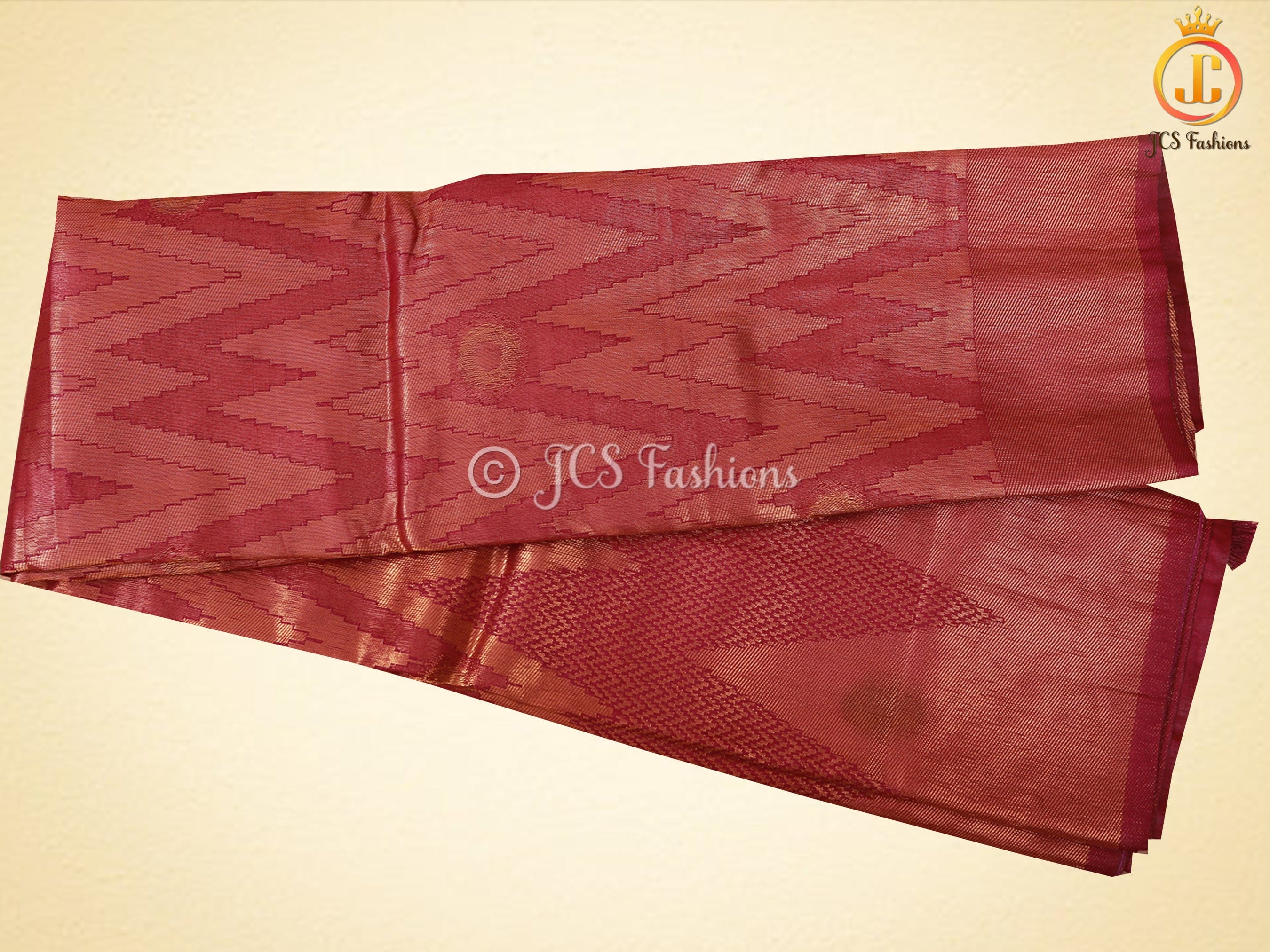 Wine Color Soft Semi-Silk Saree With stitched Blouse