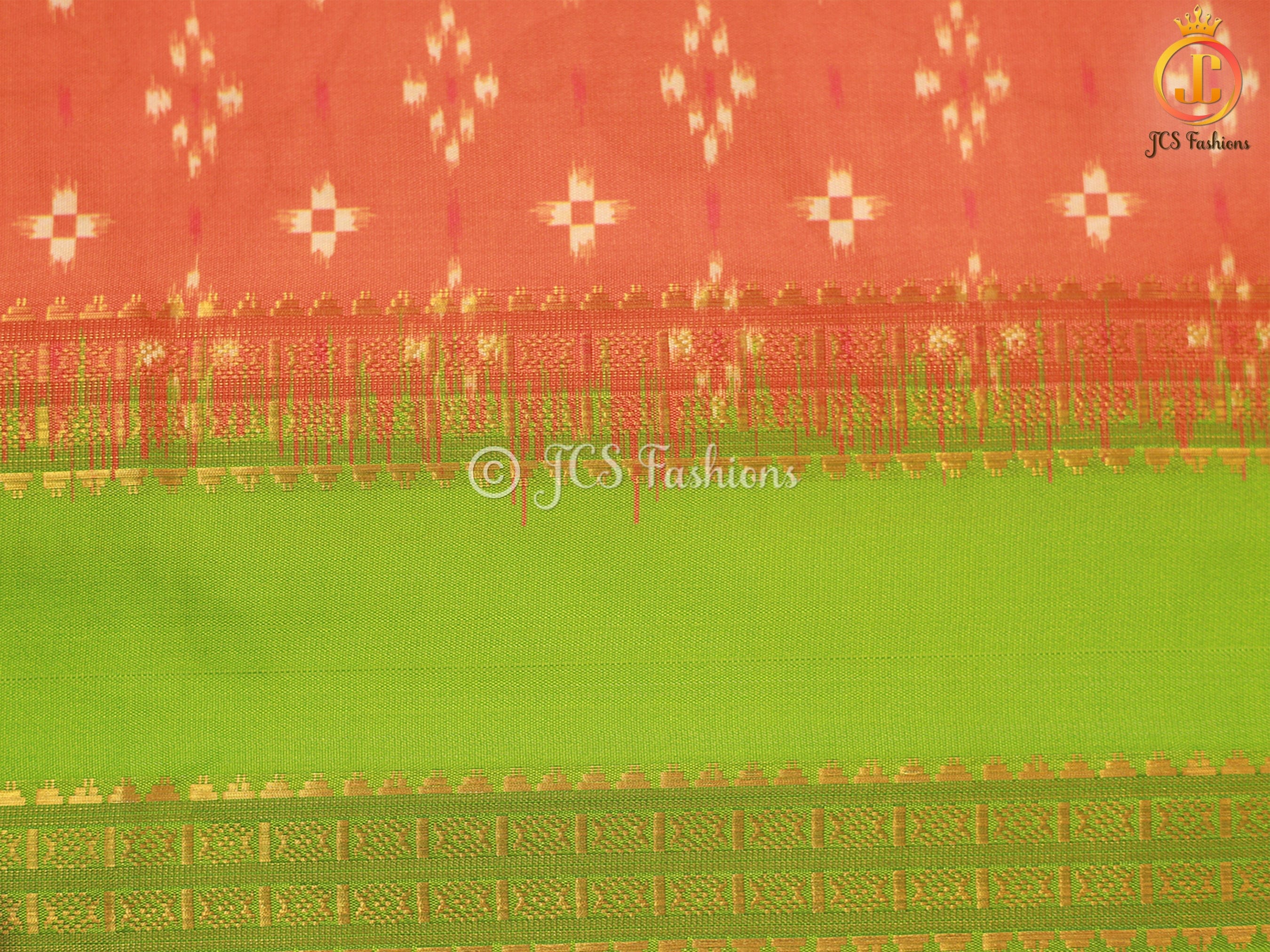 Fine Satin Material Saree With Pitchwai And Kalamkari Design SAREE JCS Fashions