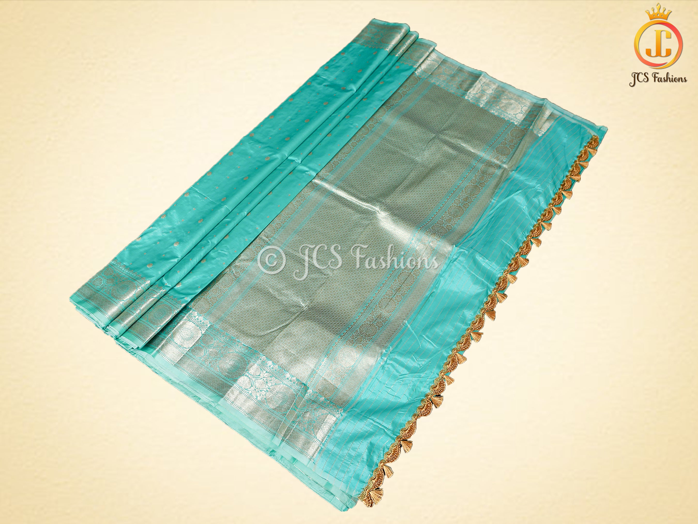 Pure Banarasi Silk Saree With Fully stitched blouse