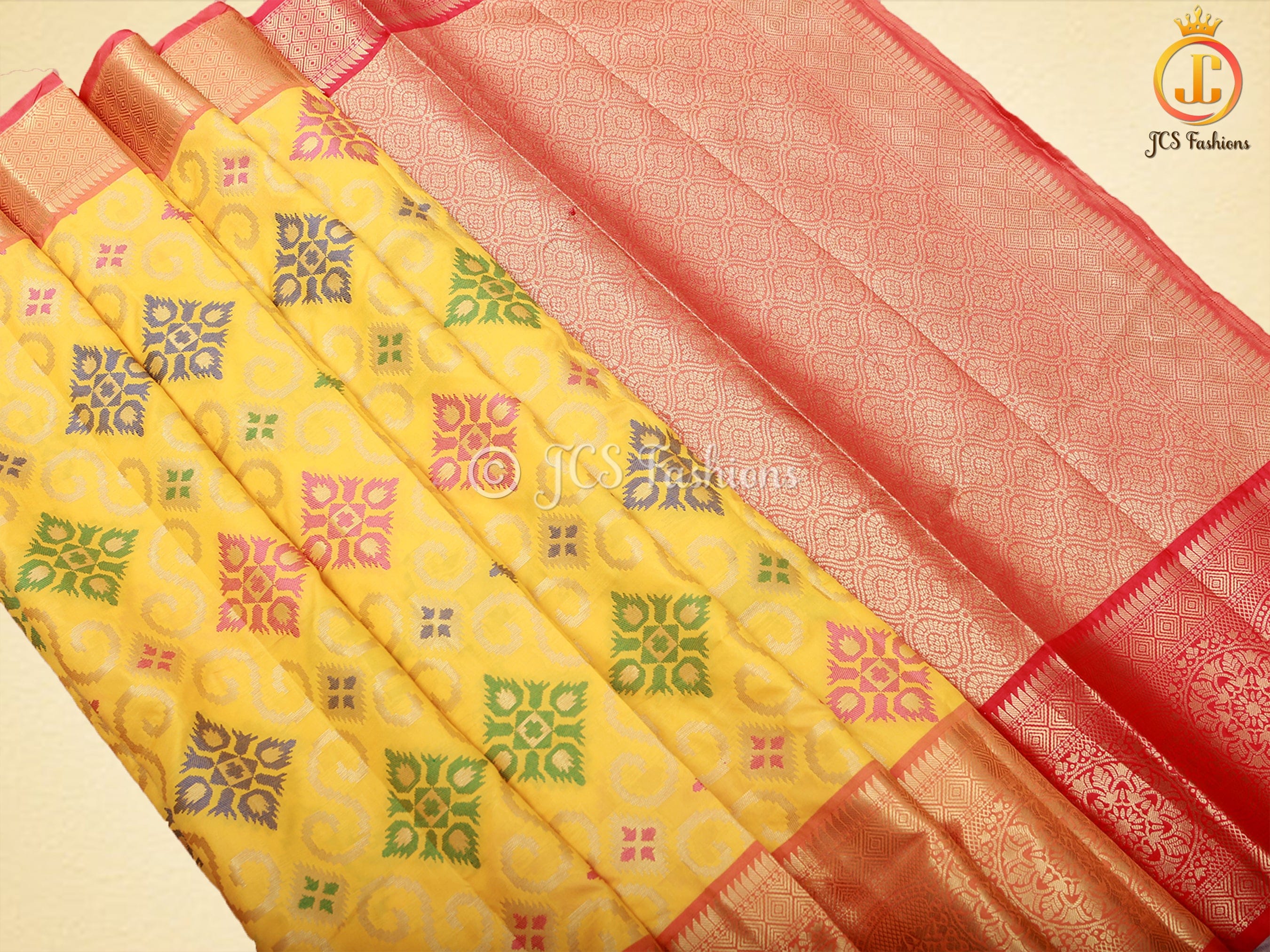 Banarasi Handloom Saree With Fully Stitched Blouse