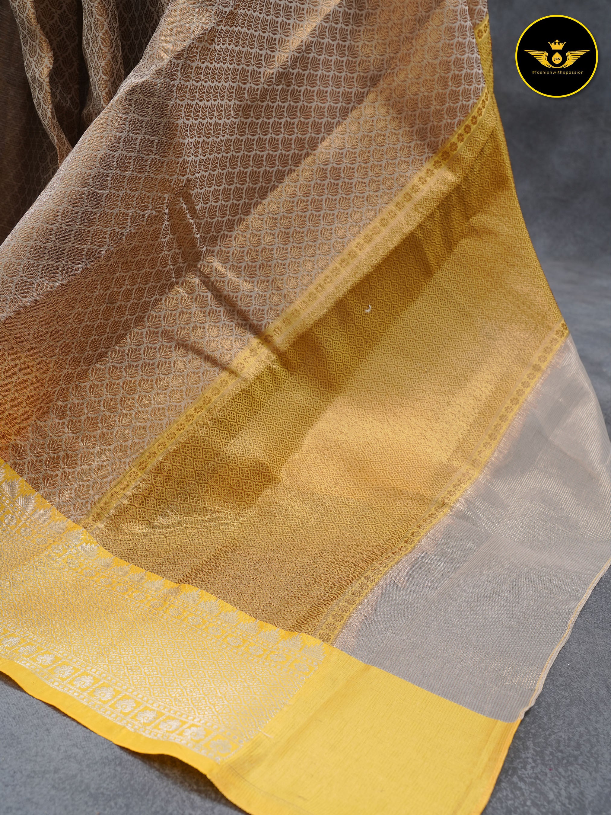 Pure Handloom Banarasi Muslin Silk Saree |JCSFashions SAREE JCS Fashions