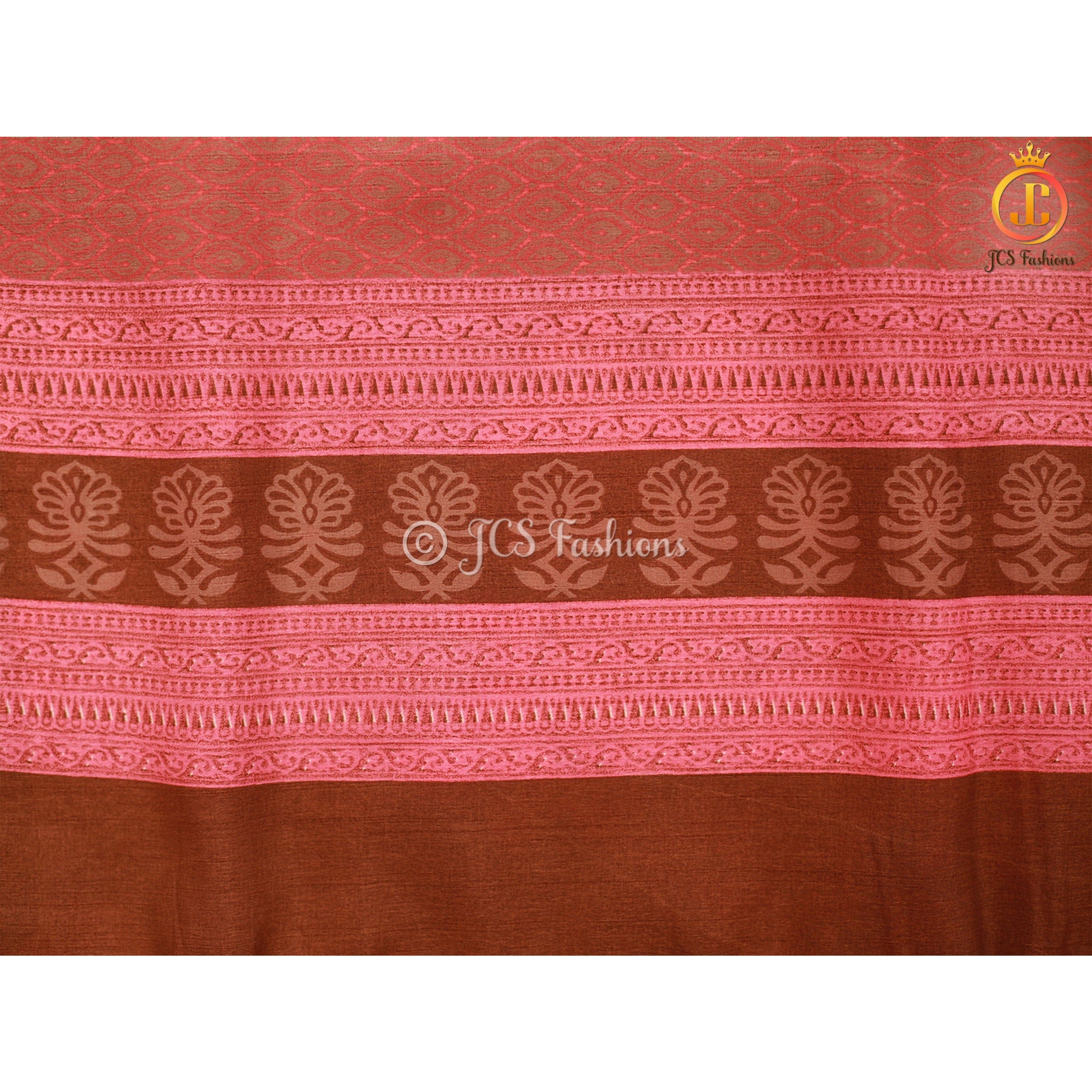 Kanchi Weaving Border Traditional Kalamkari Soft Silk Saree SAREE JCS Fashions