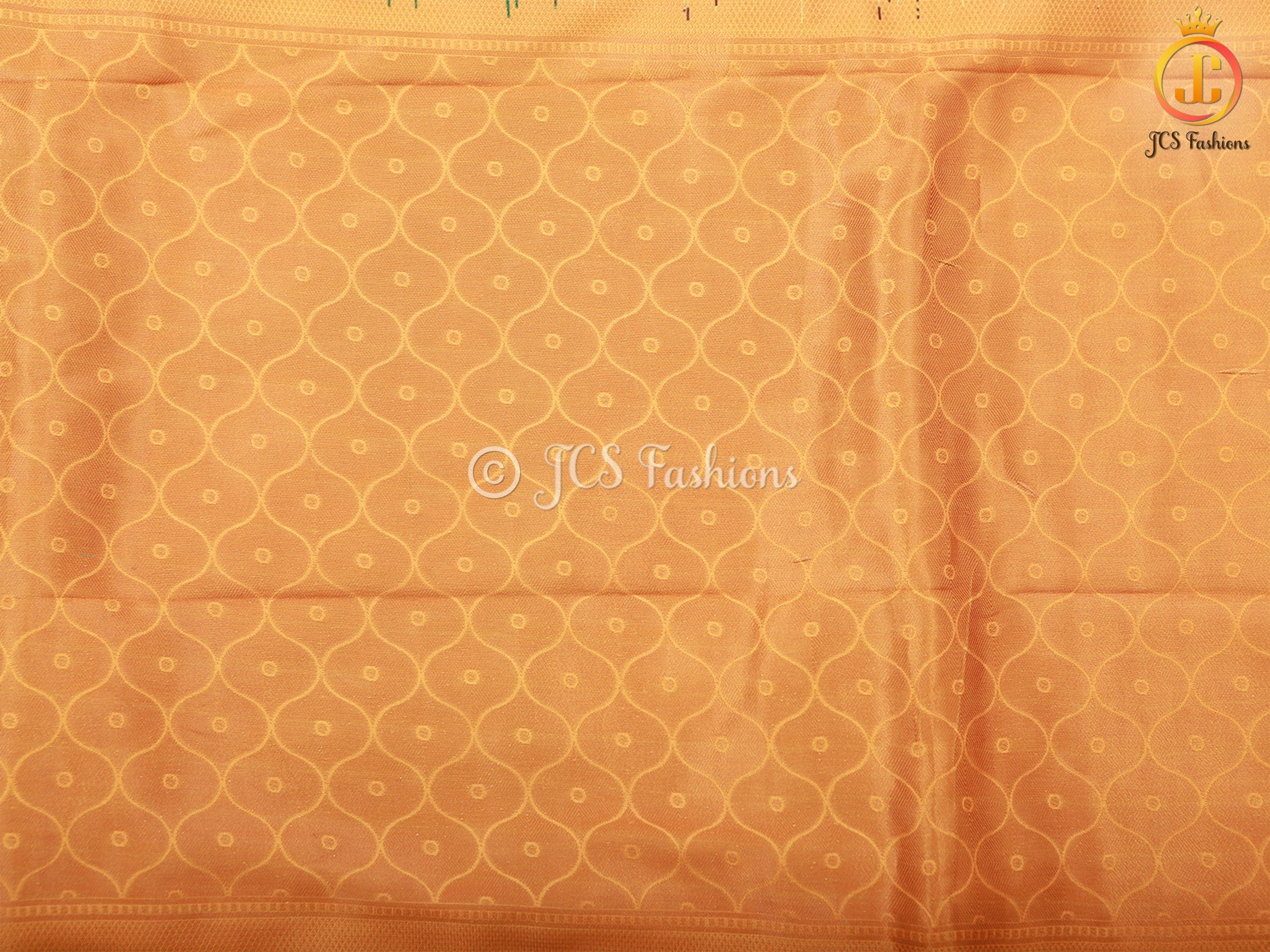 Kalamkari And Patola Prints Soft Silk Saree With Kanchi Border SAREE JCS Fashions