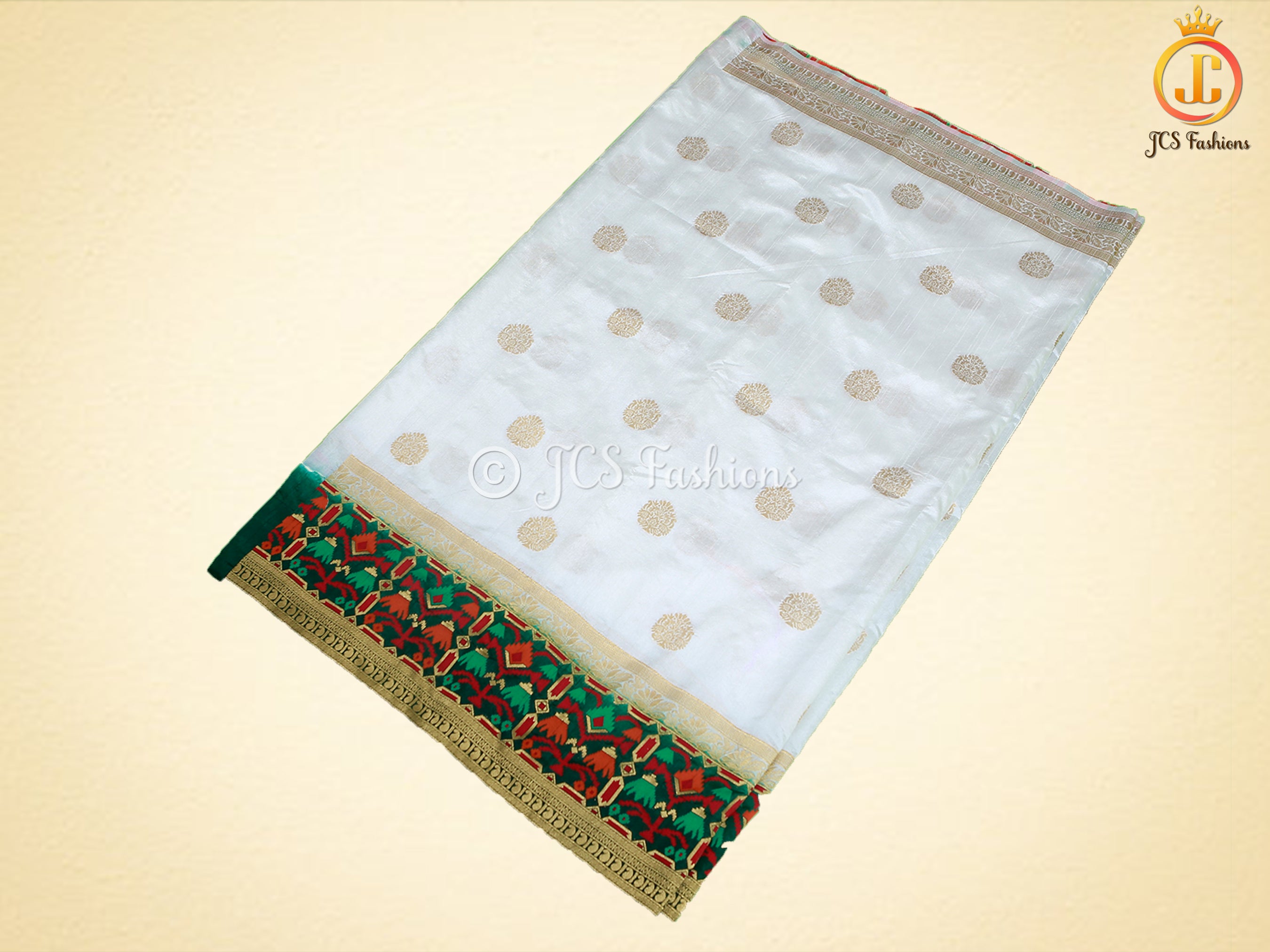 Banarasi Katan Full Weaved Saree With Fully stitched Blouse SAREE JCS Fashions