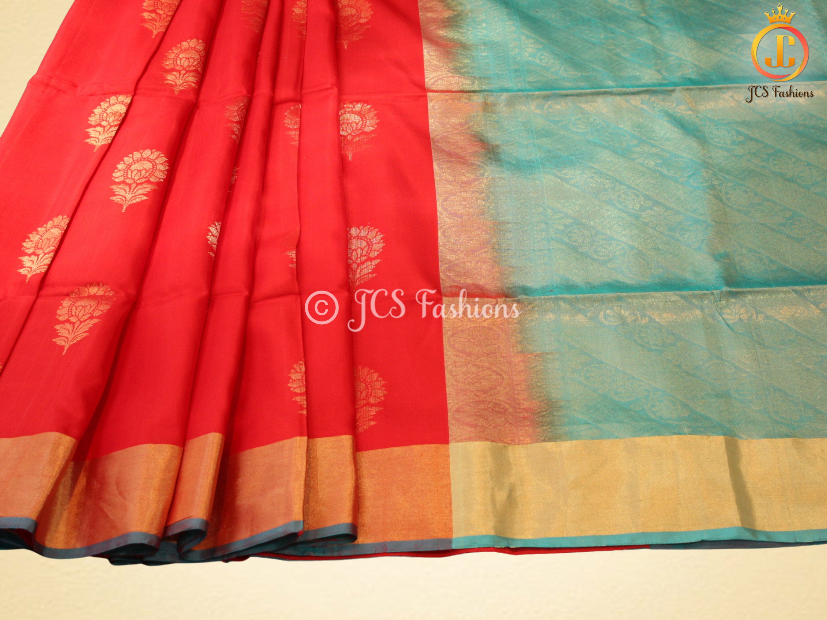 Original kanchipuram handloom Saree with Maggam work blouse