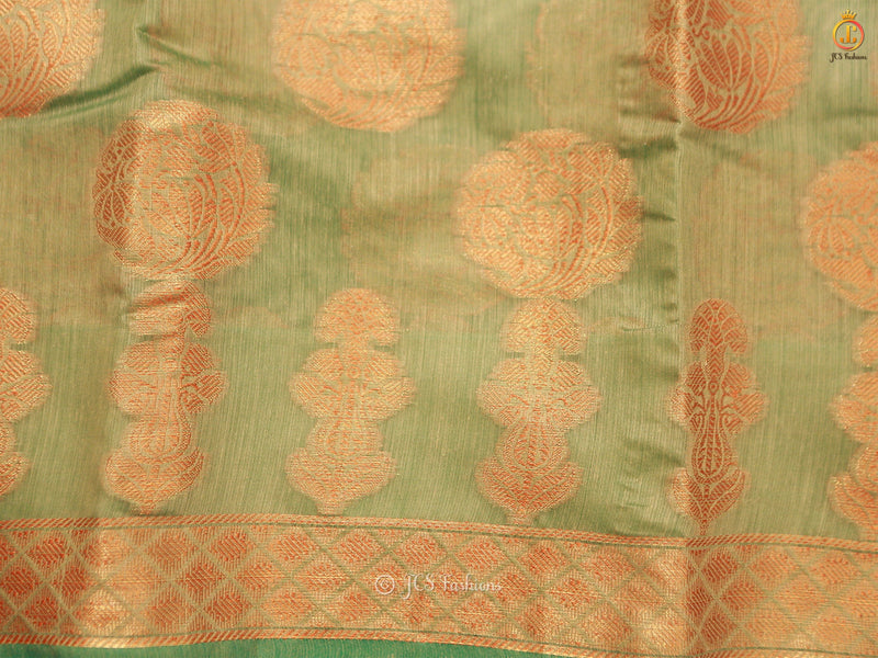 Timeless Elegance Indian Soft Silk Cotton Saree With Brocade Blouse