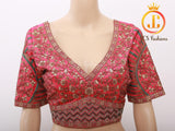 Sabyasachi Style Copper Jari Beautiful Heavy Embroidery Work Blouse