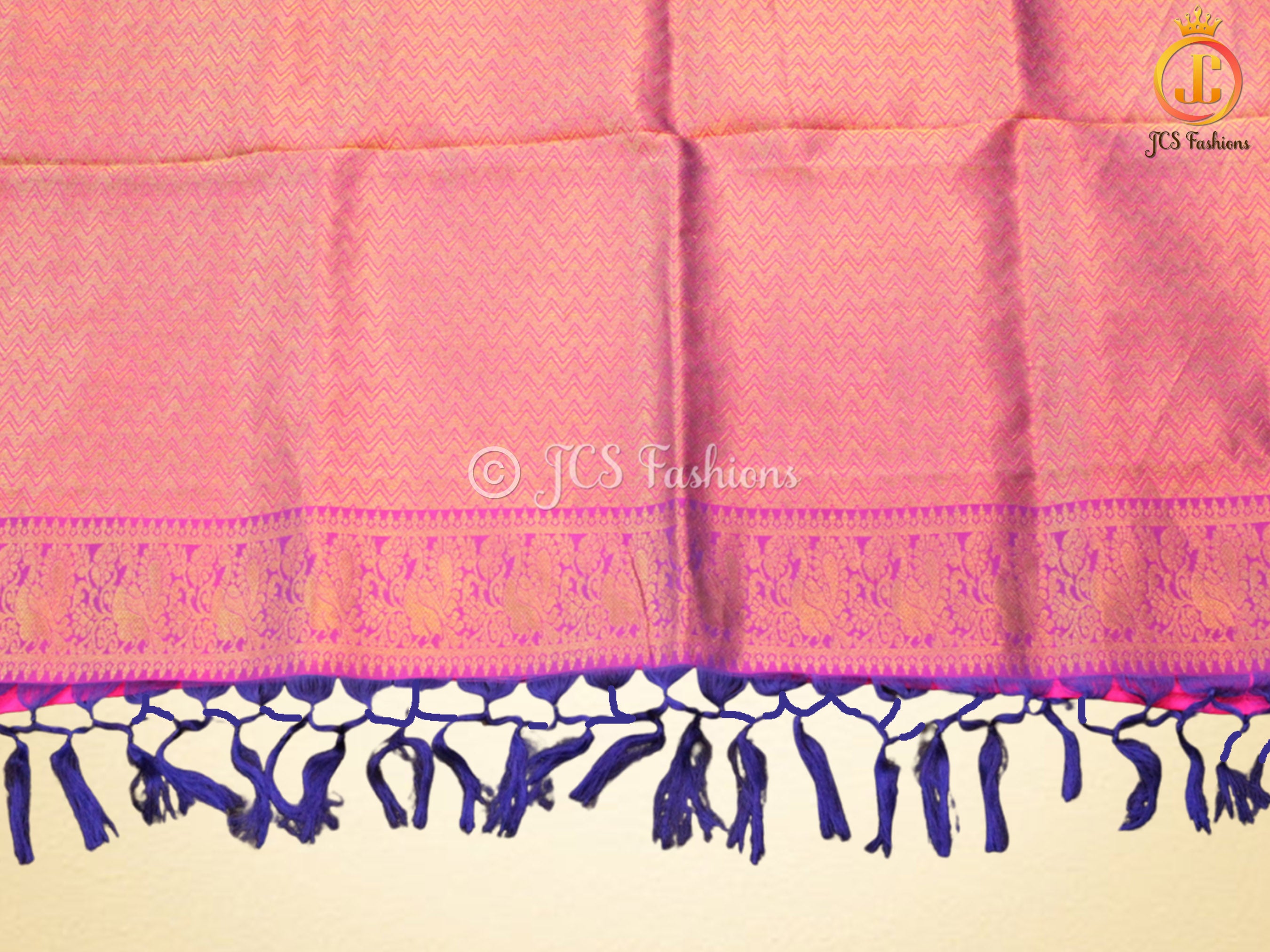 SILK MARK CERTIFIED, Kanjivaram Handloom Silk Saree With Rich Pallu