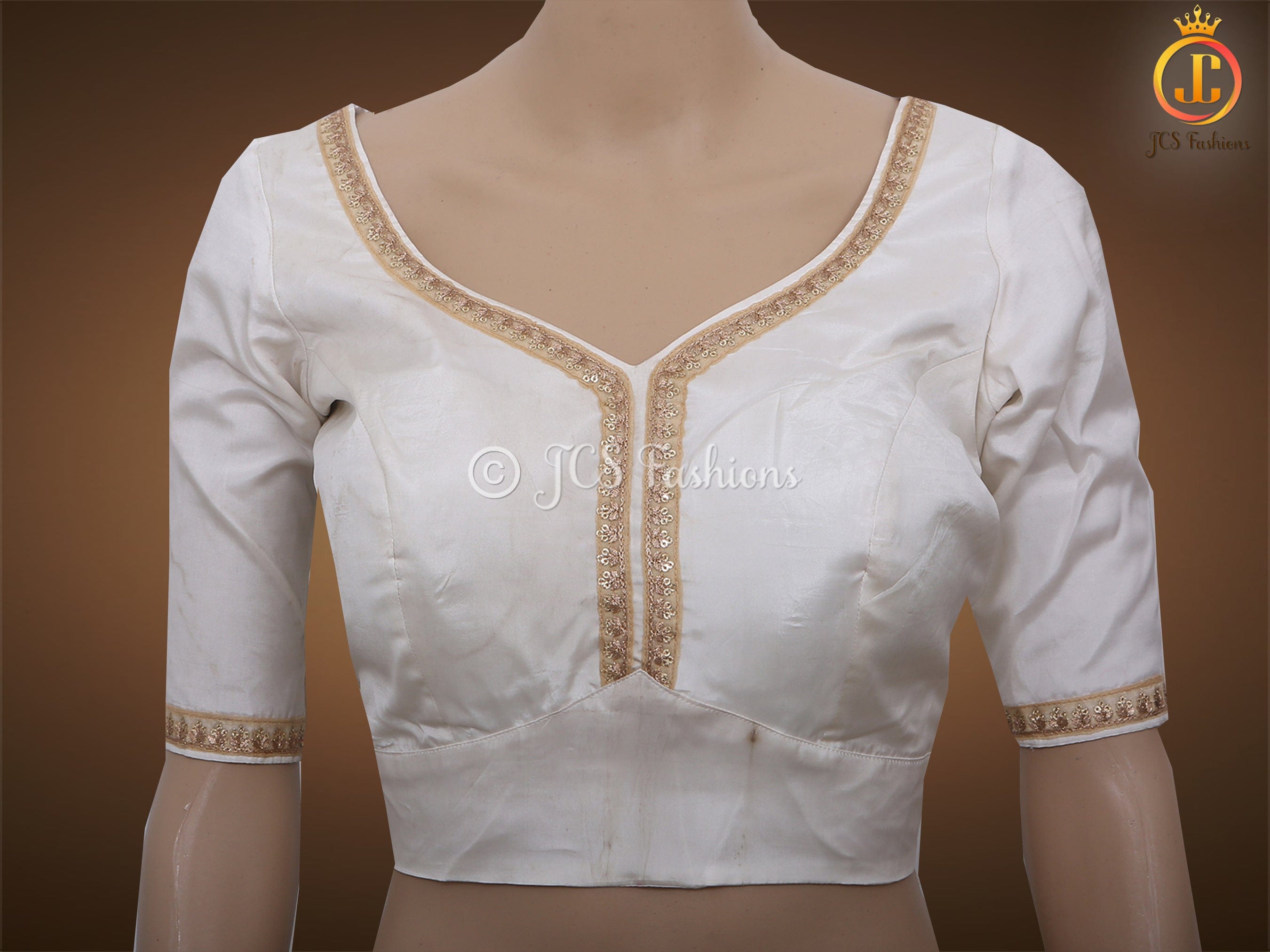 Sabyasashi Cut Ready-Made Blouse for Lehenga and Saree Blouse JCS Fashions