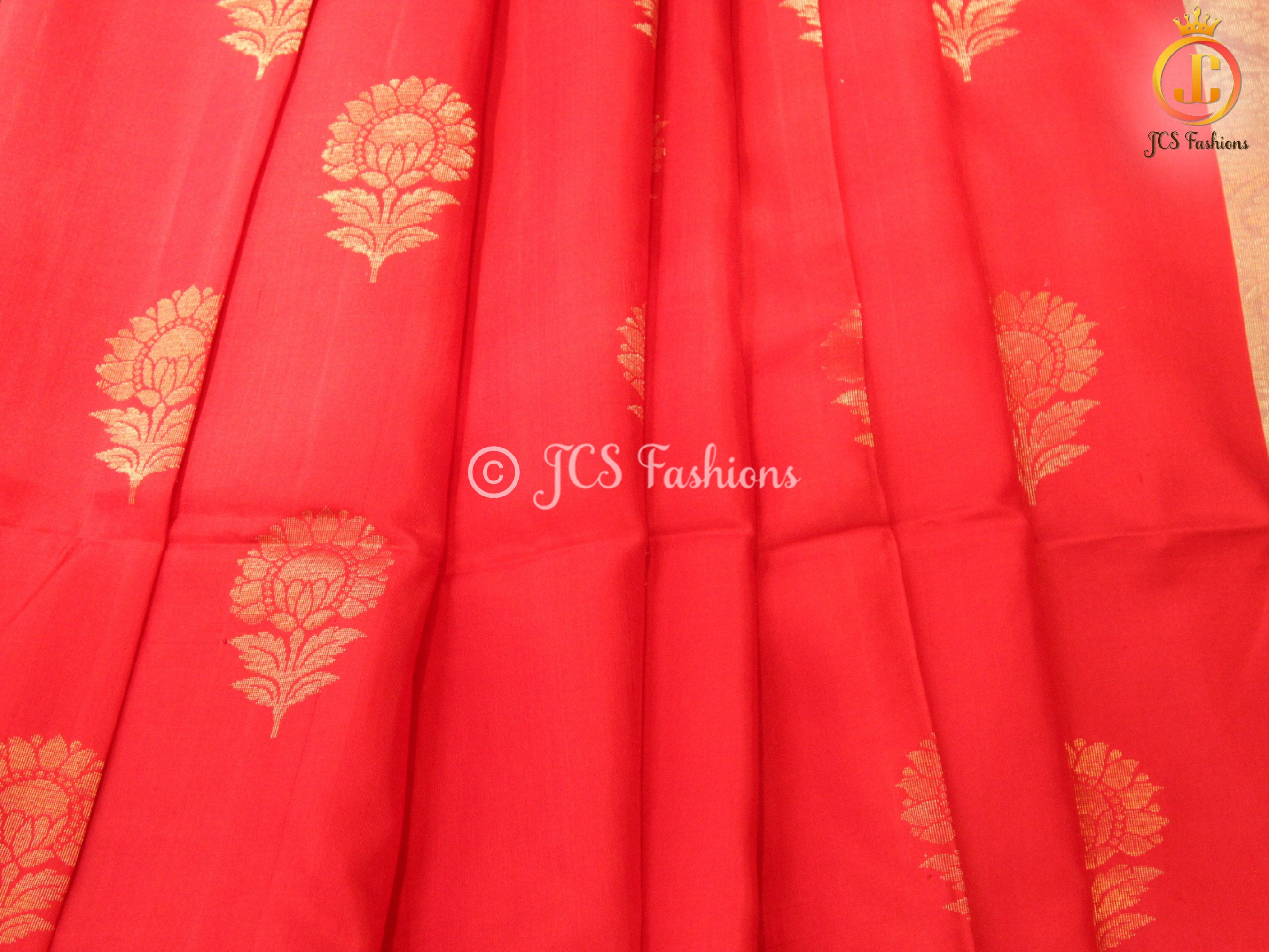 Original kanchipuram handloom Saree with Maggam work blouse