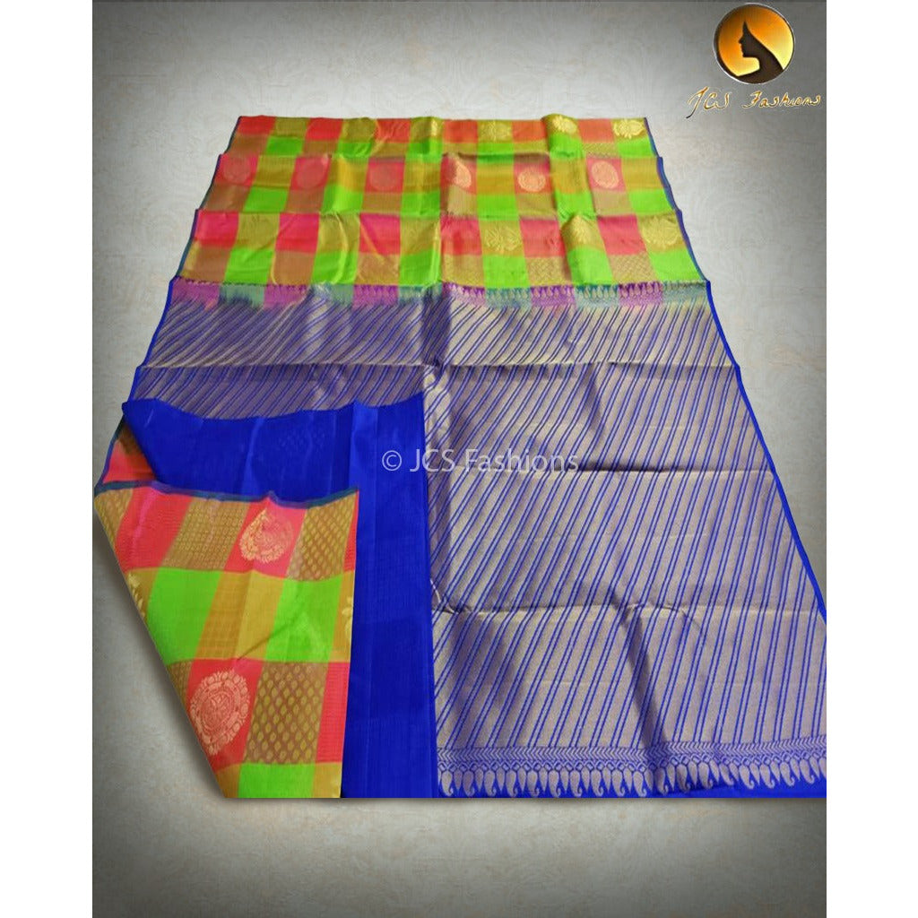 Kanchipuram silk saree, silk mark certified SAREE JCS Fashions