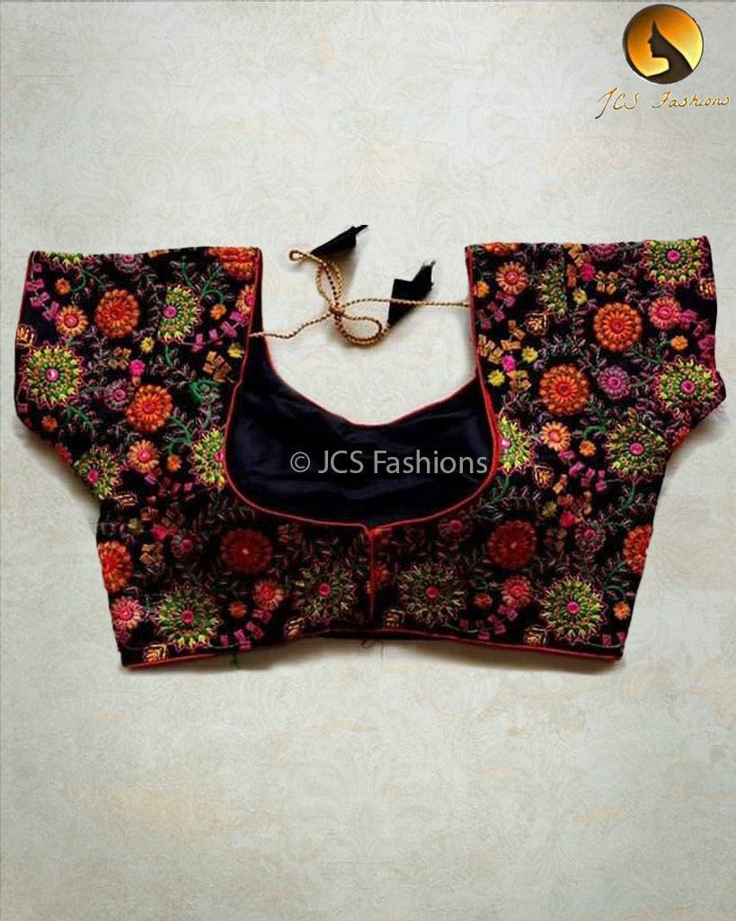 Women's Kachi Work Gamthi Work Blouse Blouse JCS Fashions