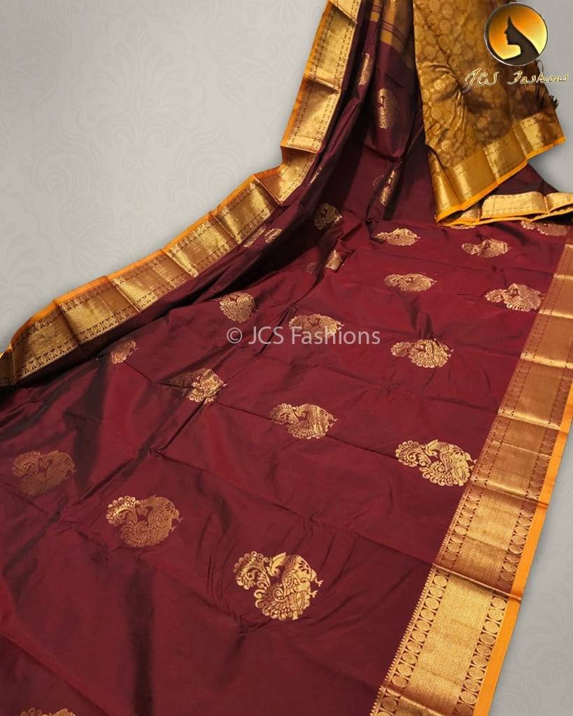 Kanchipuram Semi Silk Saree – Timeless Elegance for Every Occasion Saree JCS Fashions