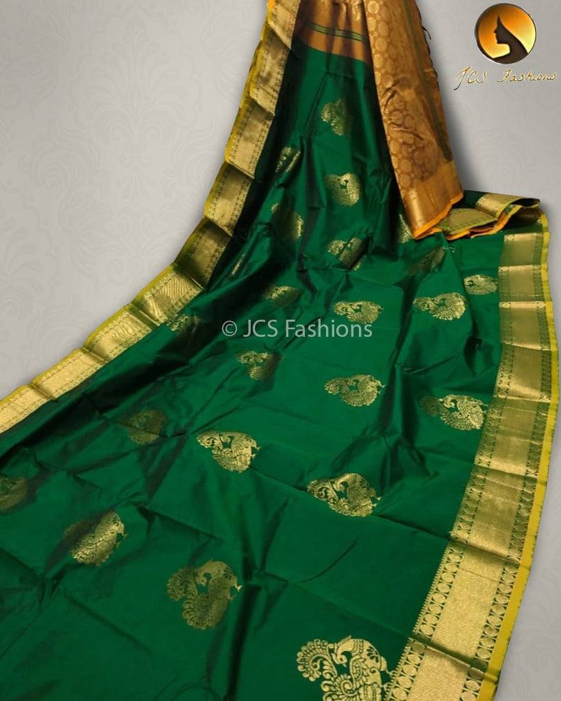 Kanchipuram Semi Silk Saree – Timeless Elegance for Every Occasion Saree JCS Fashions